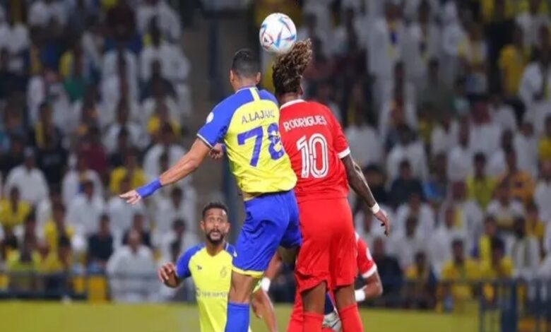 مباراة الوحدة والنصر في دوري روشن